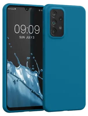 Produktbild von kwmobile Handyhülle für Samsung Galaxy A33 5G Hülle - TPU Case - Kabelloses Laden - Schutzhülle Cover in Karibikblau