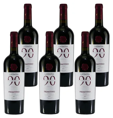 Image de 6 bouteilles de Novantaceppi Primitivo Puglia IGT