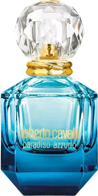 Zdjęcie produktu dla Roberto Cavalli Paradiso Azzurro, Kobiety, Letnie, 75 ml, Butelka jednorazowa, Bergamotka, Lawenda, Jaśmin
