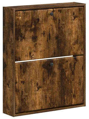 Immagine prodotto di Armadietto a muro per scarpe, modello BREDA, dimensioni 71 x 17 x 86 cm, realizzato in materiale composito di legno