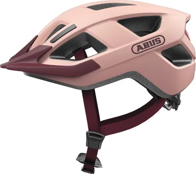 Produktbild von ABUS Fahrradhelm Aduro 3.0 LED - sportiver City-Helm in stilvollem Design für alltägliche und sportliche Touren - mit Rücklicht - für Damen und Herren - Größe M, bordeaux-rot
