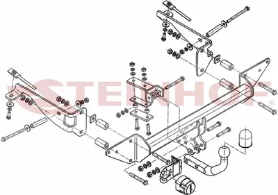 Produktbild von Z546594 Anhängerkupplung passend für HONDA Accord 04/2003-07/2008 starr