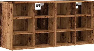 Obrázok produktu pre vidaXL Skrinky na topánky 2 ks. Starý vzhľad dreva 52x30x50 cm