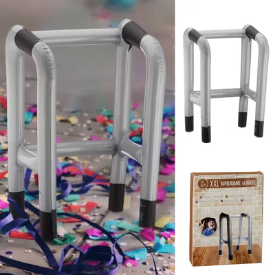Produktbild von Gehhilfe aufblasbar 90cm PVC Scherzartikel Gehwagen Aufblasartikel Verkleidungsutensil