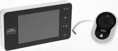 Produktbild von BURG-WÄCHTER Door eGuard DG 8200, mit Klingel, Digitaler Türspion, Elektronischer Türspion mit Kamera und Monitor, Mit Nachtsicht