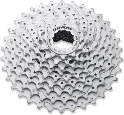 Image de SRAM 00.0000.200.394 Cassette à pignons PG-970, 9 fois (11-13-15-17-20-23-26-30-34), argent