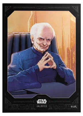 Obrázek produktu pro Star Wars Unlimited Premium Art Sleeves - Kancléř Palpatine