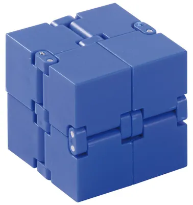 Produktbild von EDUPLAY 130302 Unendlicher Würfel, 4 x 4 x 4 cm, blau