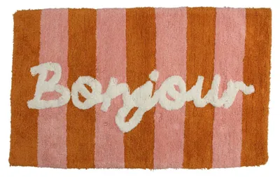 Image de Kersten Tapis de bain BONJOUR multicolore | 50x80cm