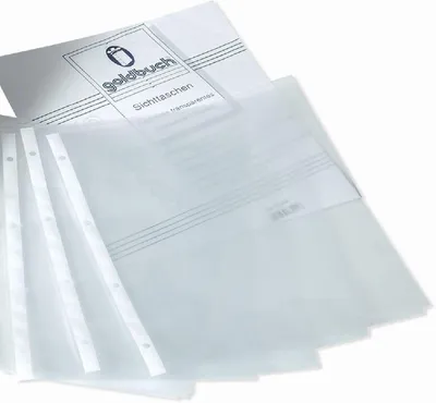 Image de Goldbuch - Pochettes de rechange transparentes DIN A4, 5 pièces