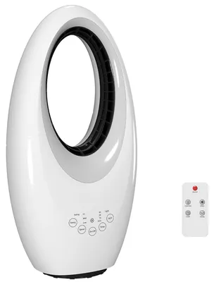 Produktbild von HOMCOM Turmventilator ohne Rotorblätter, für Schlafzimmer, Weiß