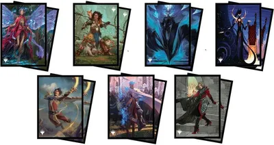 Produktbild von 100 Ultra Pro MtG Magic Sleeves - Wilds of Eldraine (66x91mm)