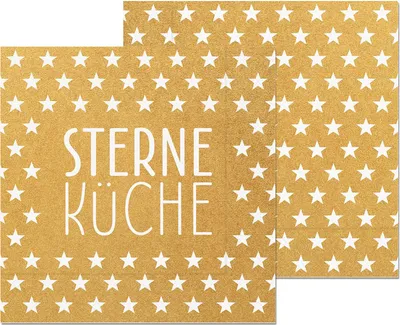 Produktbild von la vida Lunch-Serviette 'Sterneküche'