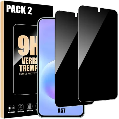 Image de 2x Verre Trempé pour Samsung Galaxy A57 5G - Vitre Protection Anti-Espion