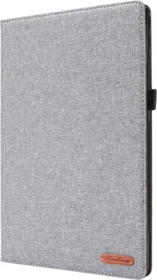 Produktbild von König Design Tablet-Hülle kompatibel mit Lenovo Tab P11 Pro TB-J706L (11.5") Stoff Smart Cover Case Etui Grau