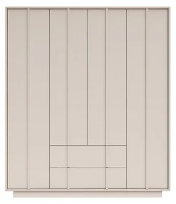 Produktbild von Masseno Drehtürenschrank PIANO 160/195/55cm 4-türig Kaschmir