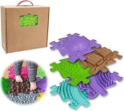 Produktbild von Sensory Bodenmatte 7 Stück + 4 kleine Stücke
