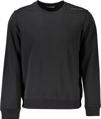 Produktbild von Schwarzes Herren Sweatshirt: Sportlich, Langer Arm, Rundhals, Bedruckt