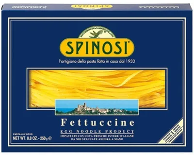 Immagine prodotto di Pasta all'uovo Fettuccine 250 gr. - Spinosi