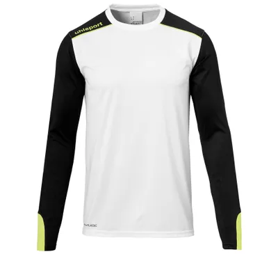 Produktbild von uhlsport Tower Torwarttrikot langarm gepolstert weiß/schwarz/fluo gelb 128