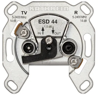 Produktbild von KATHREIN ESD 44 Durchgangsdose 2 fach 15dB
