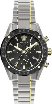 Produktbild von Versace Herren Uhr Armbanduhr Chronograph V-Chrono VEHB00619 Edelstahl