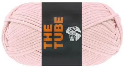 Produktbild von Lana Grossa THE TUBE 200 g weiches & gefülltes Schlauchgarn (Ø ca. 4-5 mm) ideal geeignet für Home-Accessoires und Taschen 114 m Farbe 027 - Zartrosa