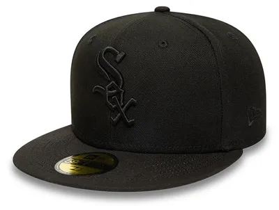 Image de Casquette New Era 59FIFTY, équipe MLB White Sox, couleur noire, taille 7 1/8