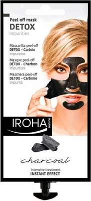 Immagine prodotto di Maschera viso detergente Detox Charcoal Black Iroha
