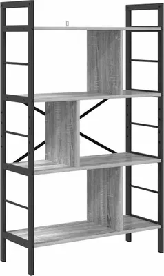 Immagine prodotto di vidaXL Libreria a 7 ripiani, 75 x 30 x 123,5 cm, realizzata in legno composito