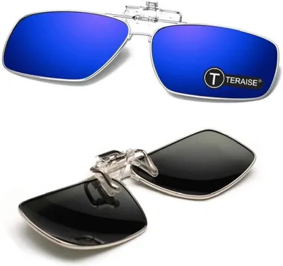 Imagen del producto de Gafas de sol clip-on, polarizadas, plegables, para personas que usan gafas, ideales para actividades al aire libre