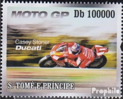 Produktbild von Briefmarken Sao Tome e Principe 2010 Mi 4411 (kompl.Ausg.) postfrisch Motorradrennfahrer