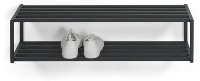 Produktbild von Schuhregal SCHOOL SR 80 Metall Schwarz pulverbeschichtet, von Spinder
