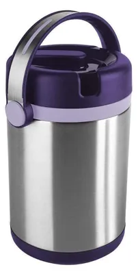 Produktbild von Emsa Thermobehälter 509234, doppelwandiges Isolier Speisegefäß 1,7 Liter, Mobil, Isobox, aus 18/10 Edelstahl Kunststoff, (Thermogefäß)