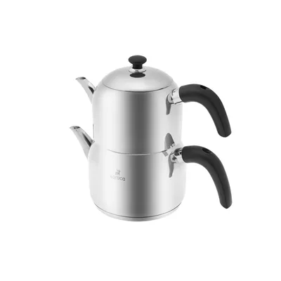 Produktbild von Karaca Edge Mini-Teekannen-Set Schwarz