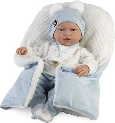 Produktbild von MuÑecas Guca Adri Babypuppe Blau  Blau One Size