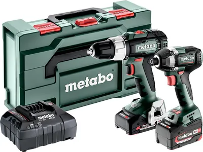Produktbild von Metabo SET 2.8.2, Schraubpistole, Pistolengriff, Schwarz, Grün, Rot, 3050 RPM, 1800 RPM, 1,5 mm
