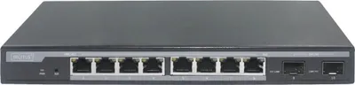 Image de DIGITUS Switch 8-Port Gigabit 86W PoE + 2 SFP Ports schwarz