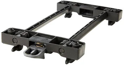 Immagine prodotto di Racktime 17017 Adattatore sistema Snapit Interasse fori 195 x 100 mm, senza blocco, nero