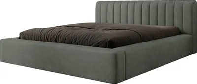 Produktbild von FEDVE Polsterbett Doppelbett Vurmat Schlafzimmer Bett Bettkasten 180x200cm Macau Grün