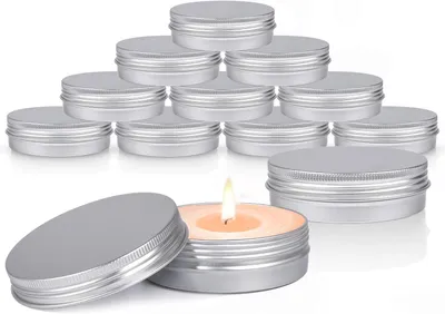 Produktbild von Aluminiumdosen 120 ml, 24 Stück, für Kosmetik, 8 cm, rund