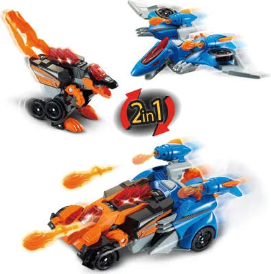 Immagine prodotto di VTech Switch & Go Dinos - Spinosauro e Pterodaktylus 2 in 1