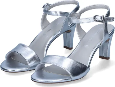 Produktbild von Tamaris Damen Sandalen/ Sandaletten/ Riemchensandaletten Silber Synthetik Größe: 39