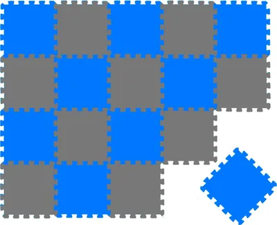 Immagine prodotto di tappeto puzzle da 18 pezzi per bambini da zero - tappetino da gioco 30x30 per gattonare