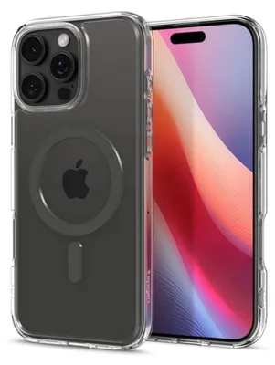 Produktbild von Spigen iPhone 16 Pro Ultra Hybrid MagSafe Hülle - Transparent/Schwarz