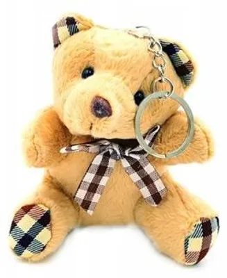 Produktbild von Süßer Plüschbär Schlüsselanhänger - Weicher Taschenanhänger & Perfektes Geschenk