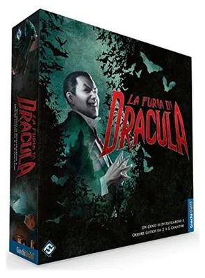 Zdjęcie produktu dla La Furia di Dracula (Wydanie włoskie) – Gra planszowa – Giochi Uniti – 2-5 graczy – 14+