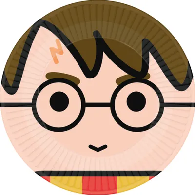Immagine prodotto di 8 piatti di carta Kawaii Harry Potter 23 cm