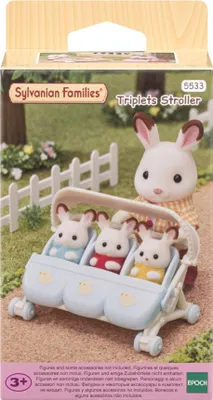 Immagine prodotto di SYLVANIAN Passeggino per tre gemelli 05533