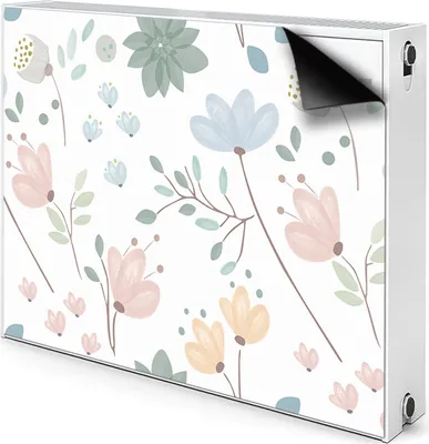 Produktbild von Magnet Heizkörperabdeckung Heizkörperverkleidung Verkleidung Abdeckung 90x60 cm  - Blumen, Frühling
